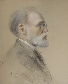 Glen C Henshaw 21x17 Pastel "Dr Brayton"