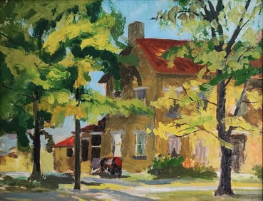 Gifford Hansell 8x10 O/B Rural Residence