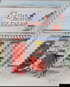 Denis C Lee 30x24 O/C "Coka Cola"