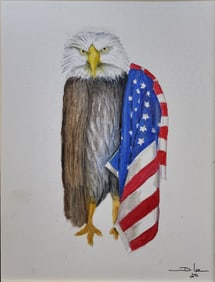 Denis C Lee 30x24 O/C "Eagle"