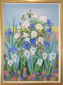 Louise McCall 43.5x31.5 A/C "Rose Garden"