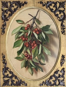 Giovanni Estienne 21x15.75 O/B Still Life, Fruit