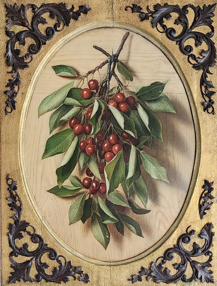 Giovanni Estienne 21x15.75 O/B Still Life, Fruit (1 of 10)