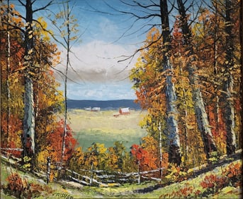 Joseph Trover 20x24 O/B "Bean Blossom"