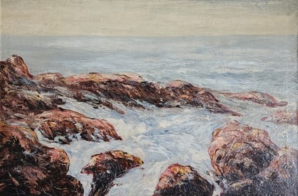 Unsigned 24x36 O/C Crashing Waves