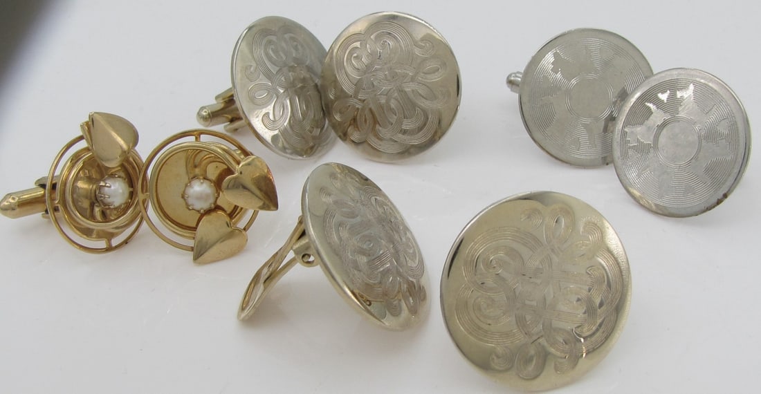 Cuff Links and Scarf Clips (1 of 5)