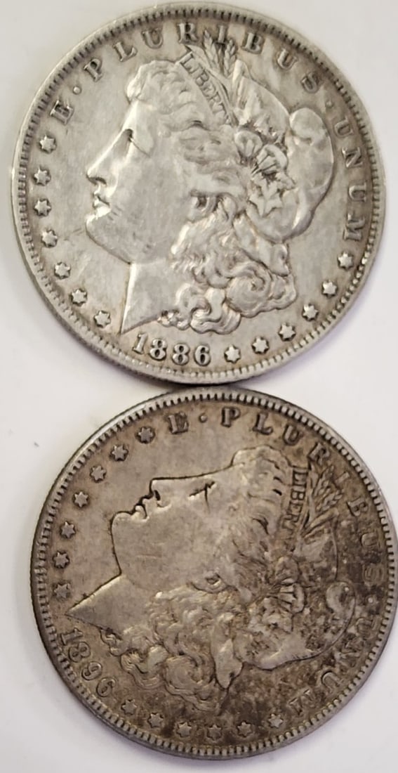 (5) US Morgan Silver Dollars - 2