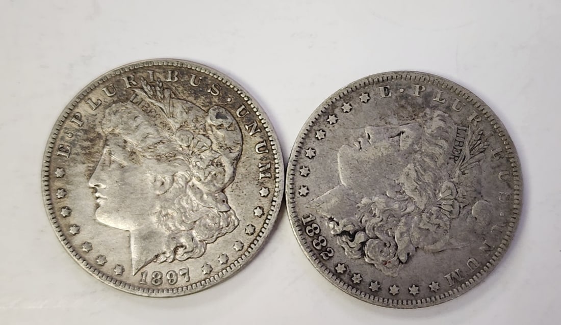 (5) US Morgan Silver Dollars - 4