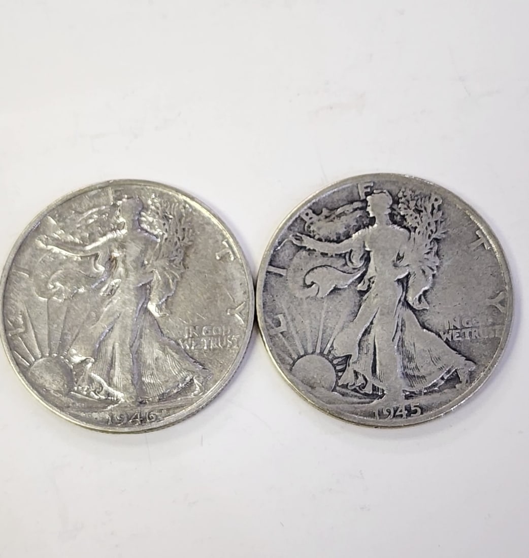 (8) Walking Liberty Silver Half Dollars - 4