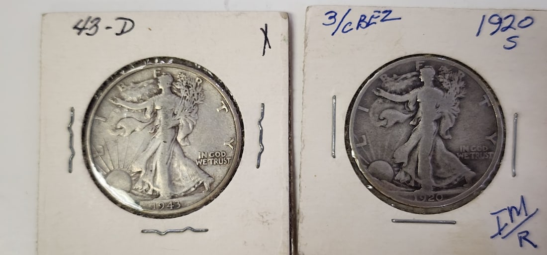 (8) Walking Liberty Silver Half Dollars - 8