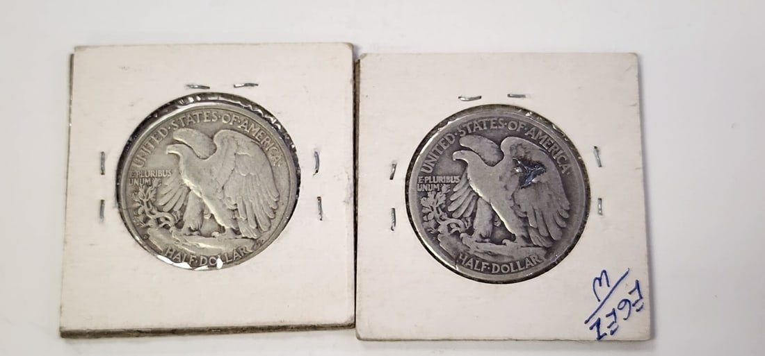 (8) Walking Liberty Silver Half Dollars - 9