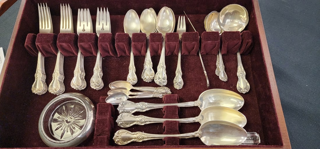 Set of Sterling Flatware, Old Master, Towle (1 of 11)