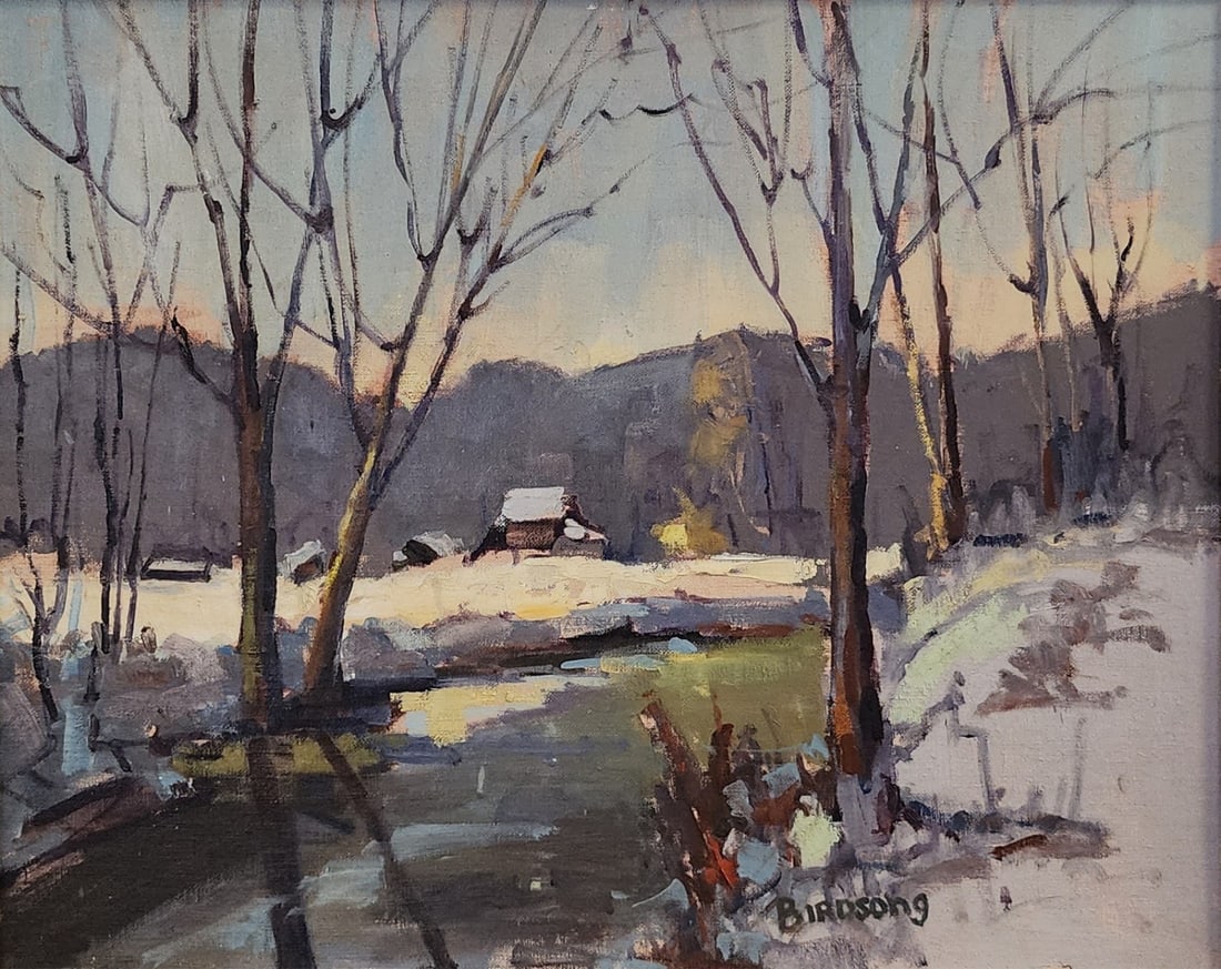 Joan Birdsong 16x20 O/B "Snow Drift" (1 of 6)