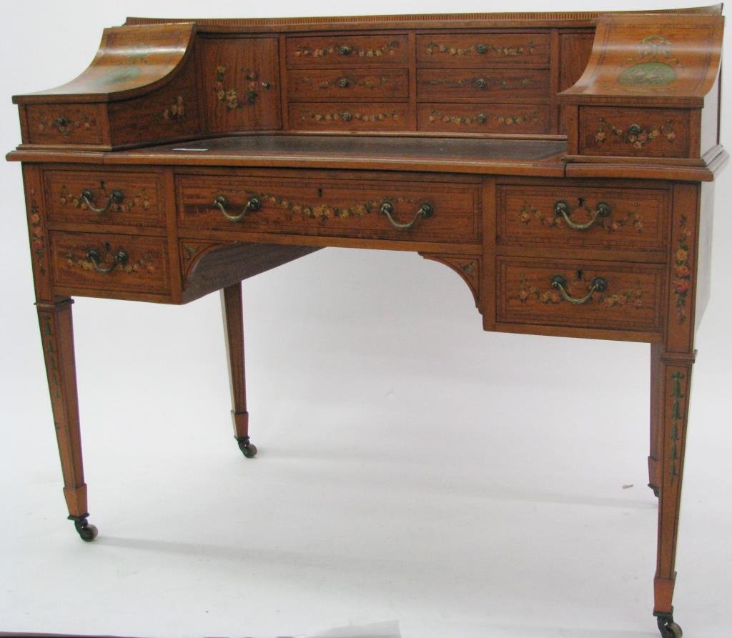Maple Co Ornate Writing Desk Sep 28 2013 Wickliff