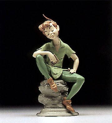 Lladro "Peter Pan" 07529: Lladro "Peter Pan" 07529 Issue Date 1993 Retire Date 1995 Francisco Polope 9.5 x 4.75 , with original box