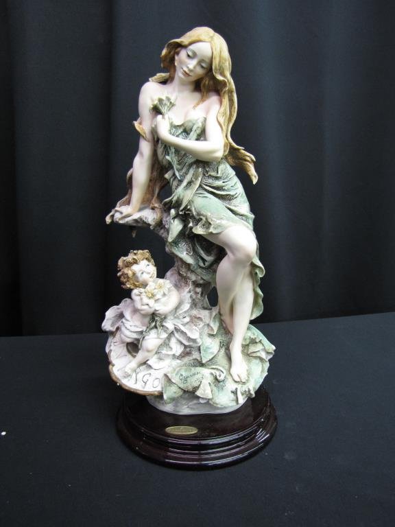 G Armani Sculpture, Zodiac, "Virgo": Giuseppe Armani sculpture, zodiac, "Virgo", 0425C, Limited Edition #852/500, with original box