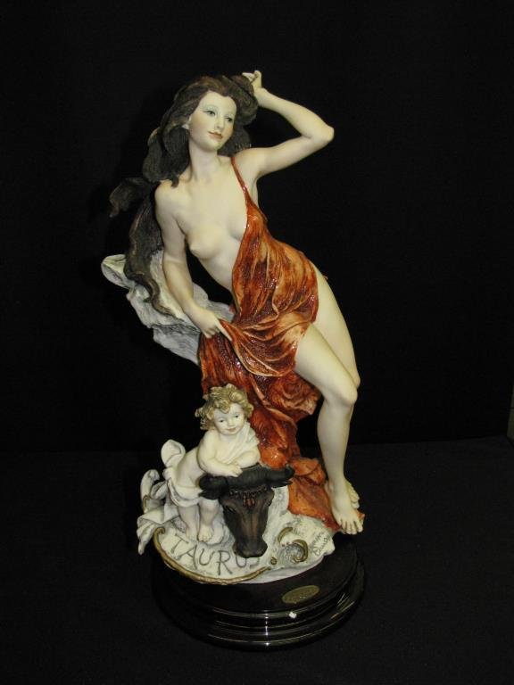 G Armani Sculpture, Zodiac, "Taurus": Giuseppe Armani sculpture, zodiac, "Taurus", 0170C, Limited Edition #210/5000, with original box