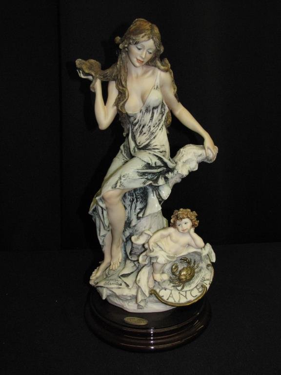 G Armani Sculpture, Zodiac, "Cancer": Giuseppe Armani sculpture, zodiac "Cancer", 1239C, #19/5000, with original box