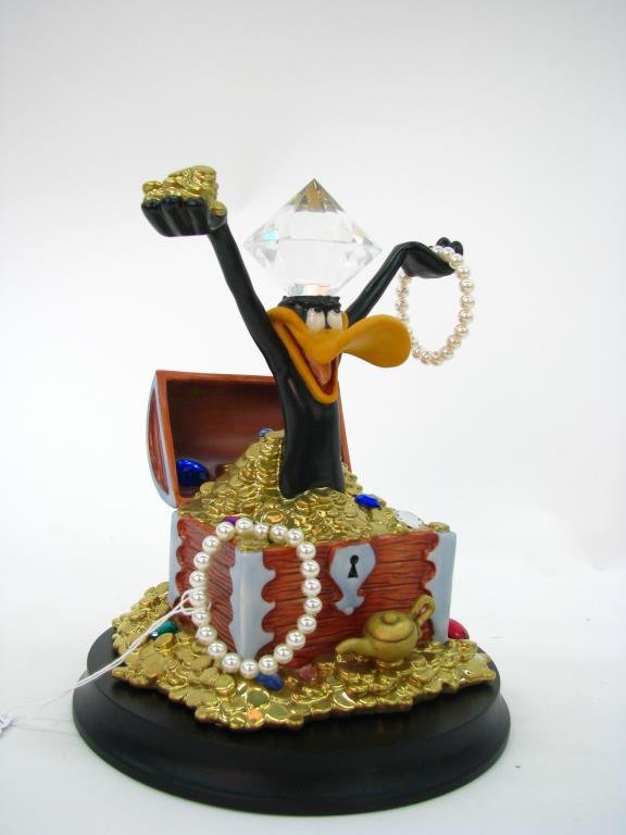Goebel Looney Tunes Sculpture, "Mine, Mine, Mine": Goebel Looney Tunes sculpture, "Mine, Mine, Mine", 465105, 7.5" high, Limited Edition, Ali Baba Bunny, with original box