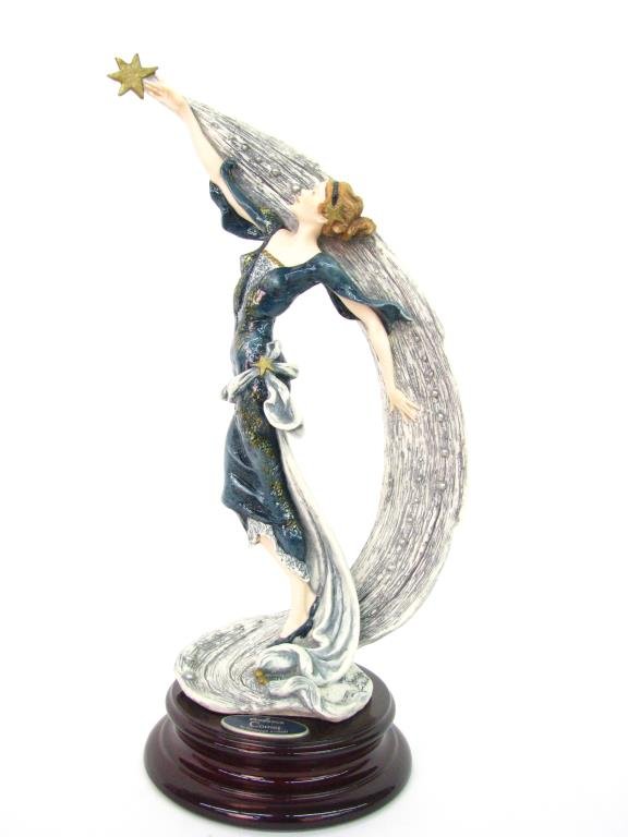 G Armani Sculpture, "Comet - The Future": Giuseppe Armani sculpture "Comet - The Future", 1275C, Limited Edition #260/5000, with original box