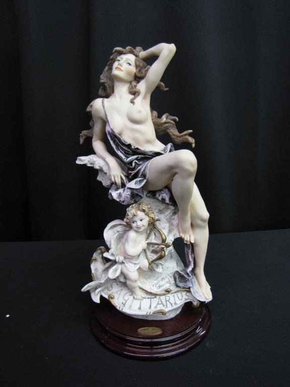 G Armani Sculpture, Zodiac, "Sagittarius": Giuseppe Armani sculpture, zodiac, "Sagittarius" 698C, Limited Edition #78/5000, with original box