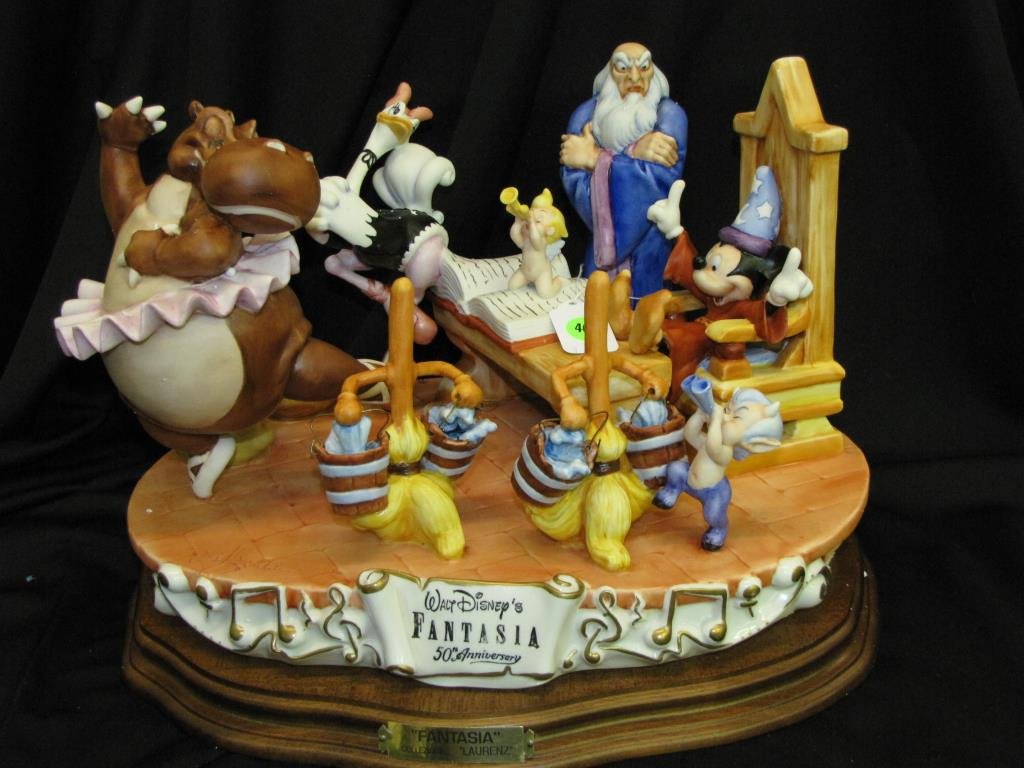 Capodimonte Laurenz "Fantasia's 50th Anniversary": Capodimonte Laurenz "Fantasia's 50th Anniversary" by Enzo Arzenton, LZD-72, serial #190, with original foam packaging