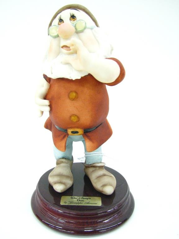 G Armani Walt Disney Sculpture, "Doc": Giuseppe Armani Walt Disney sculpture, "Doc", 0326-C, with original box