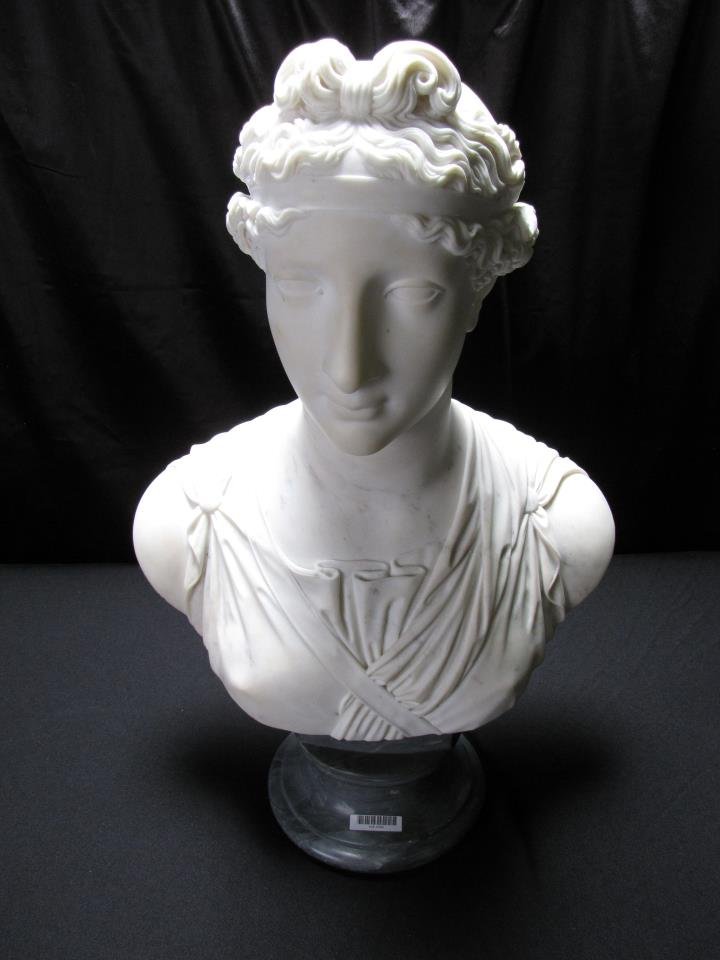 Classic Roman Marble Bust (1 of 4)