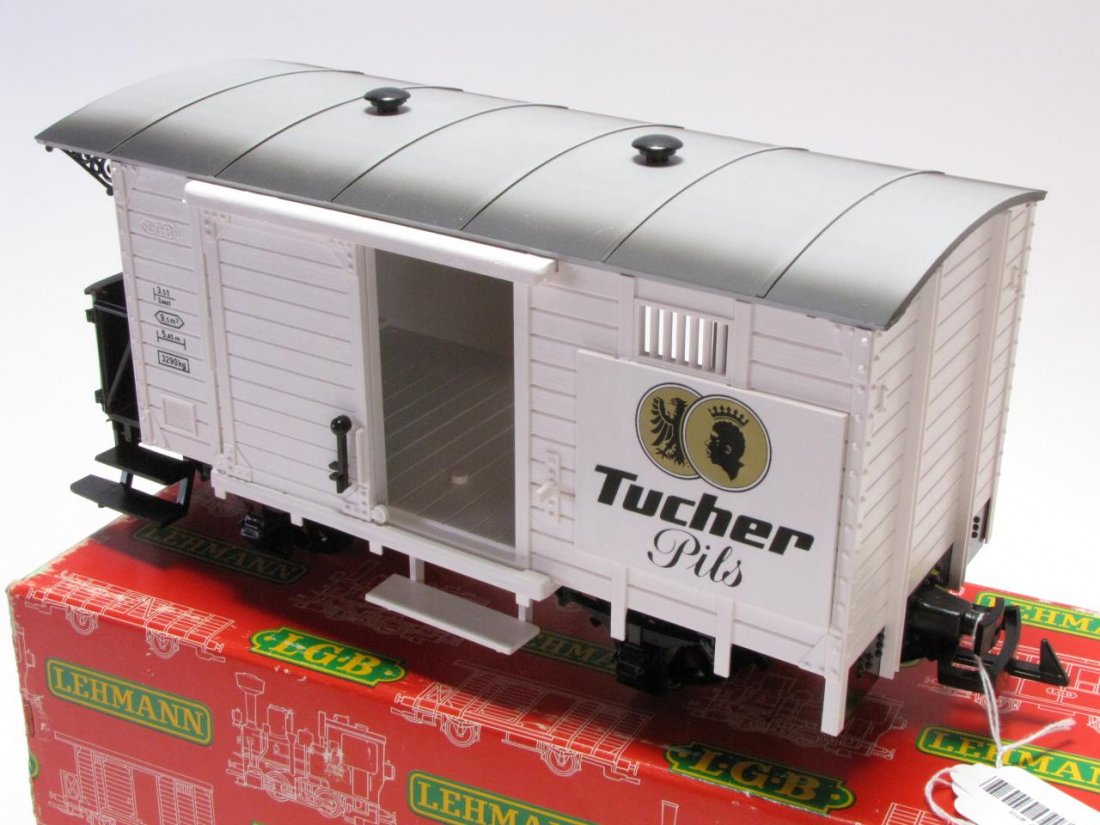 LGB G Scale #4032 Tucher Pils Box Car (1 of 2)