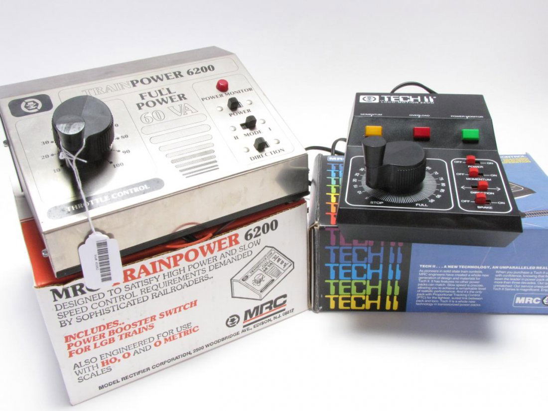 (2) MRC Model Train Transformer Controllers (1 of 3)