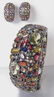 Sterling Multi Stone LJ Earrings and Bangle