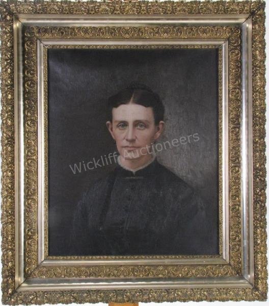 Harvey Joiner 24x20 O/C Portrait, Flora Howard (1 of 3)