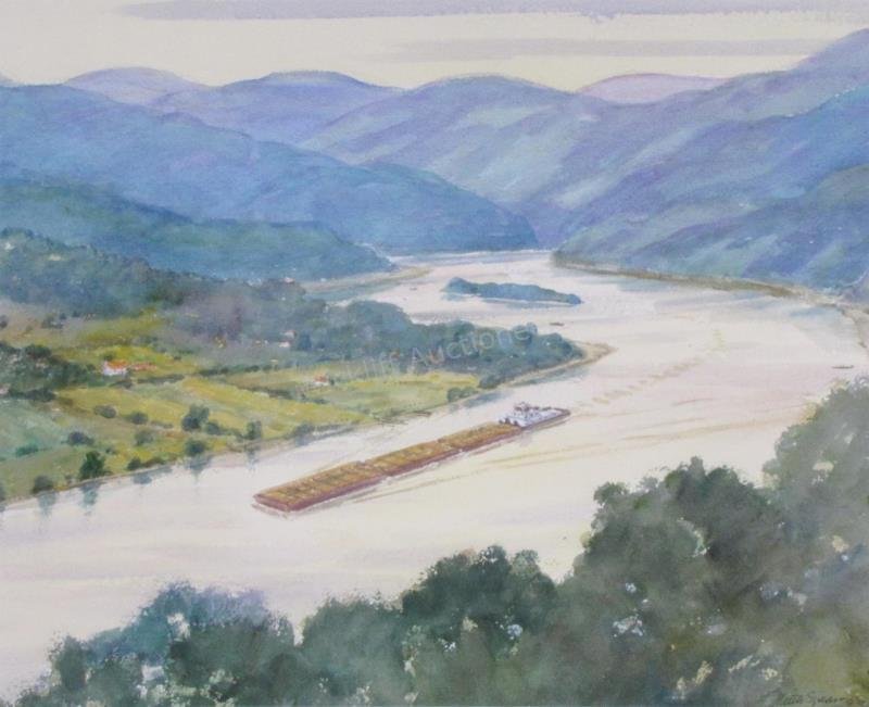 Keith Spears 18x22 WC River Barge (1 of 2)