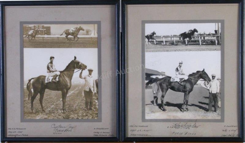 Two, Antique Horse Racing Photographs (1 of 9)