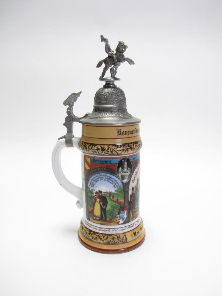 1/2 Liter Regimental German Stein (1 of 6)