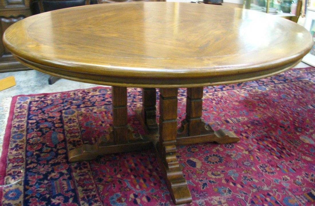 Romweber Viking Oak Round Table (1 of 5)