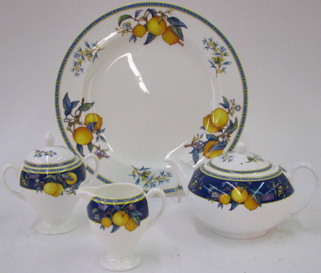 Wedgwood "Citrons" Porcelain Tea Set