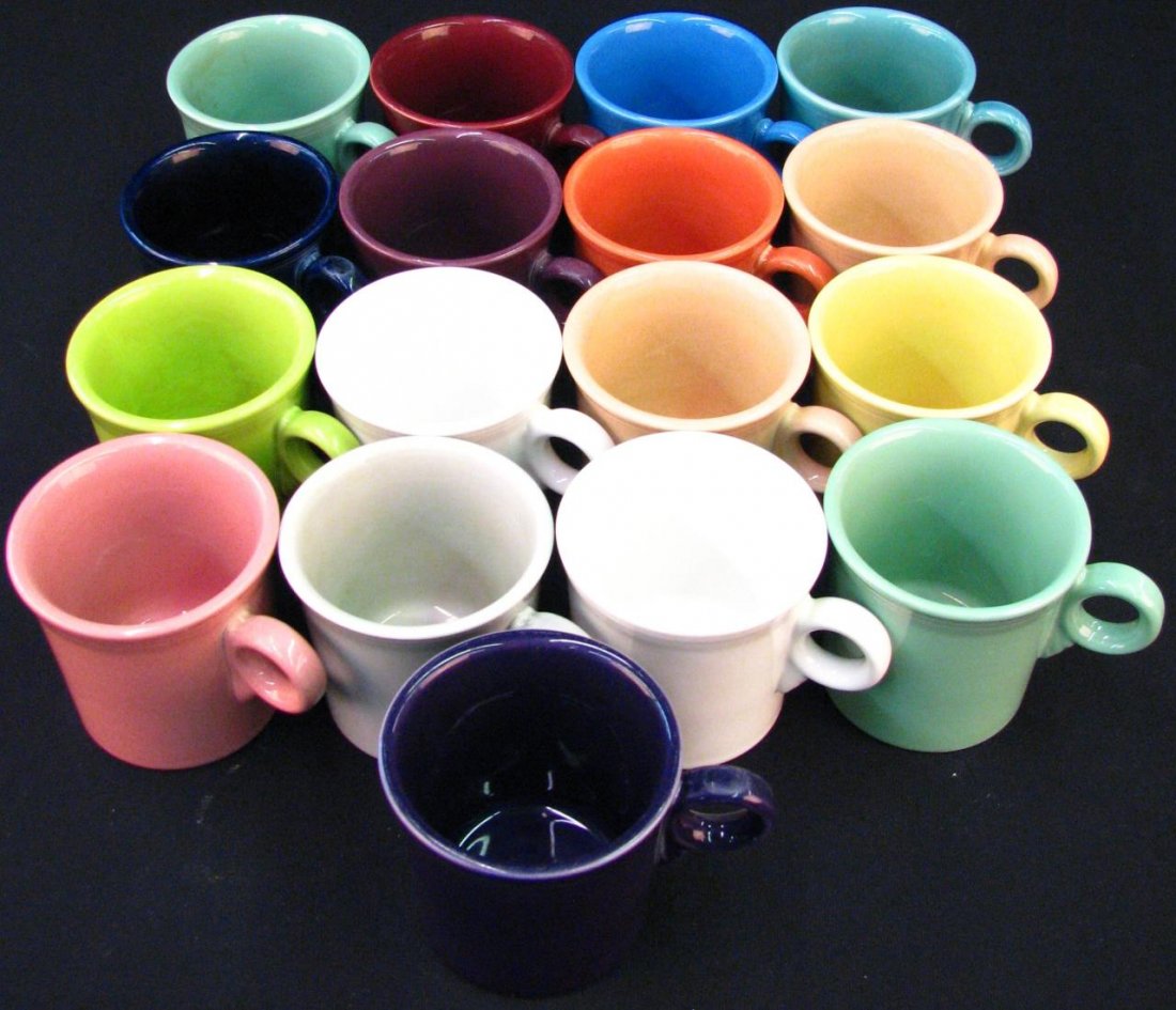 Group of Fiesta Coffee Cups (1 of 5)
