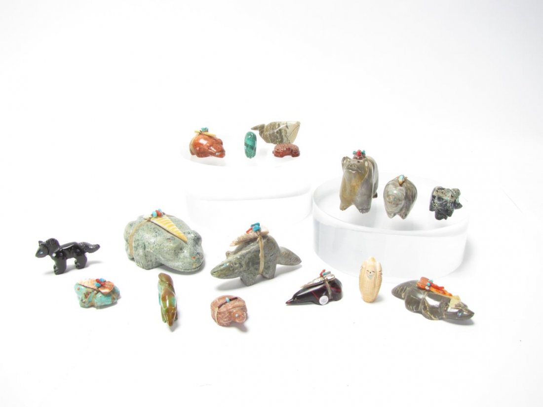 Group of Zuni Carved Fetishes (1 of 3)