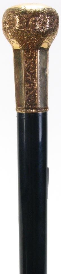 Antique Gold Handled Dress Cane (1 of 6)