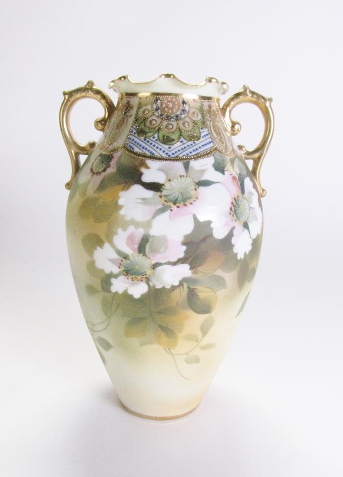Nippon Morimura Brothers Floral Vase (1 of 6)