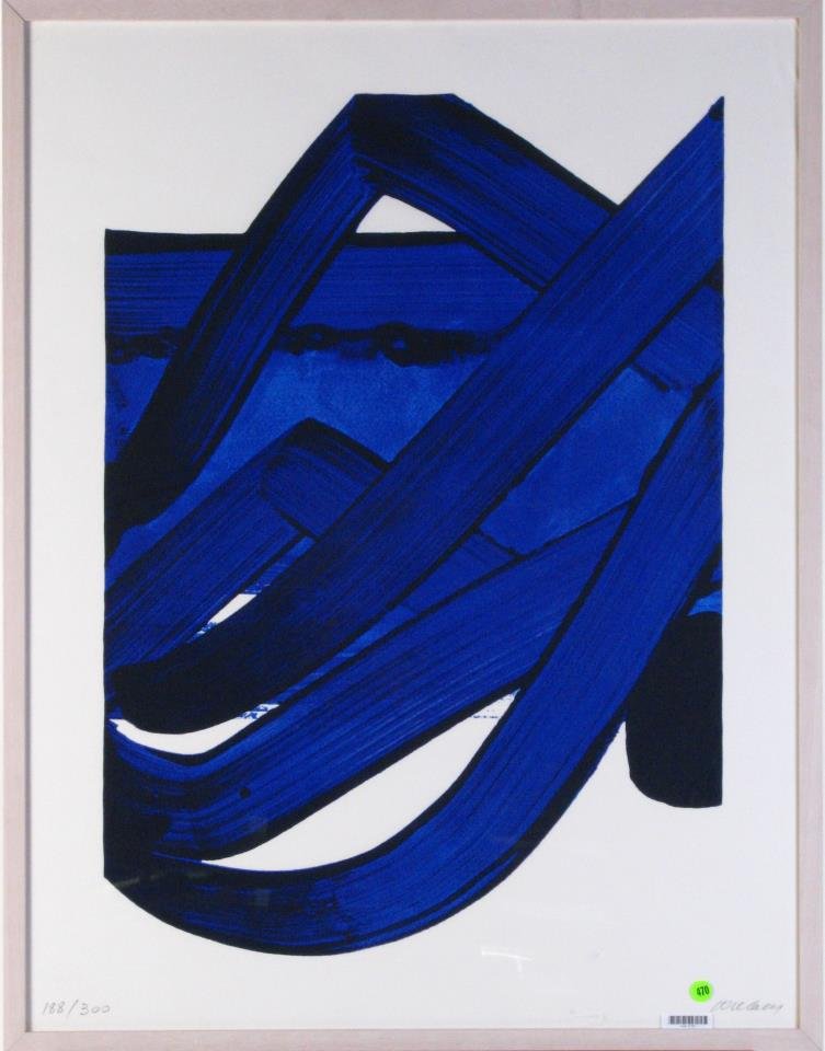 Pierre Soulages Framed Print, Composition (1 of 4)