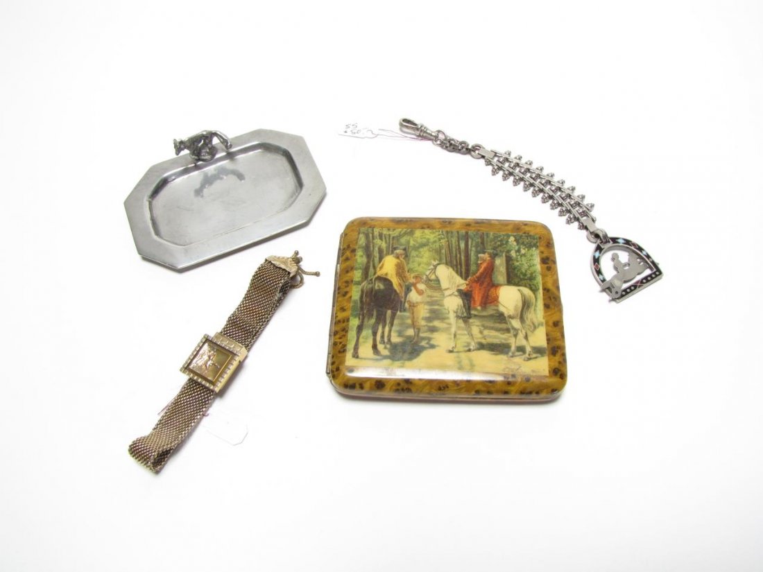 Group of Equestrian Theme Decorative Items (1 of 6)