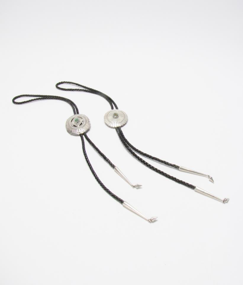 Two Green Turquoise Bolo Tie Lariats (1 of 2)