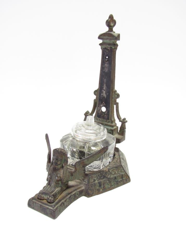 Antique Victorian Sphinx Ink Well (1 of 4)