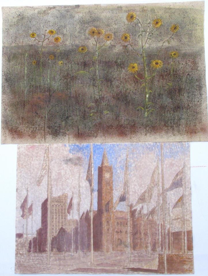 Harry A Davis (2) WC Paintings Studies (1 of 7)