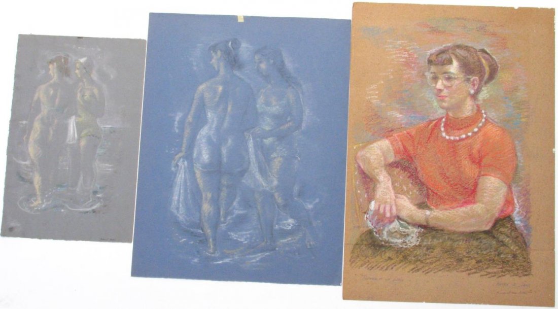 Harry A Davis (3) Works on Paper Various Subjects (1 of 3)