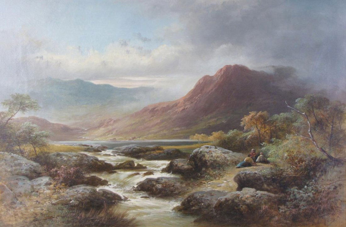 George Goodman 20x30 O/C Figures in a Landscape (1 of 3)