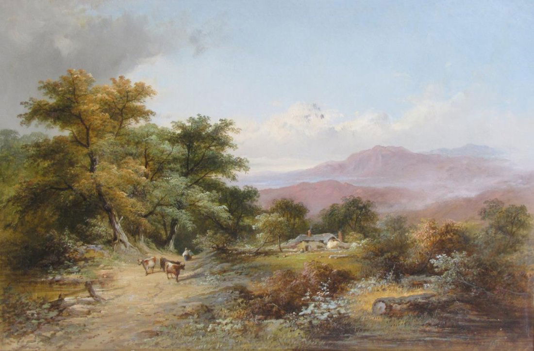 George Goodman 23x33 O/C English Landscape (1 of 3)