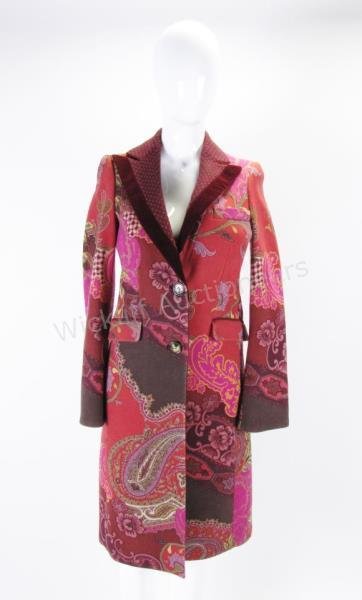 Etro Multi-Color Wool Coat (1 of 4)